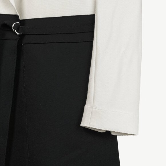 Marie Saint Pierre White & Black Ponte Two-Tone Blazer - Picture 5 of 9